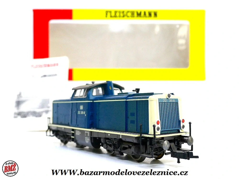 FLEISCHMANN - DC - Dieselová lokomotiva BR 212 381 DB - HO