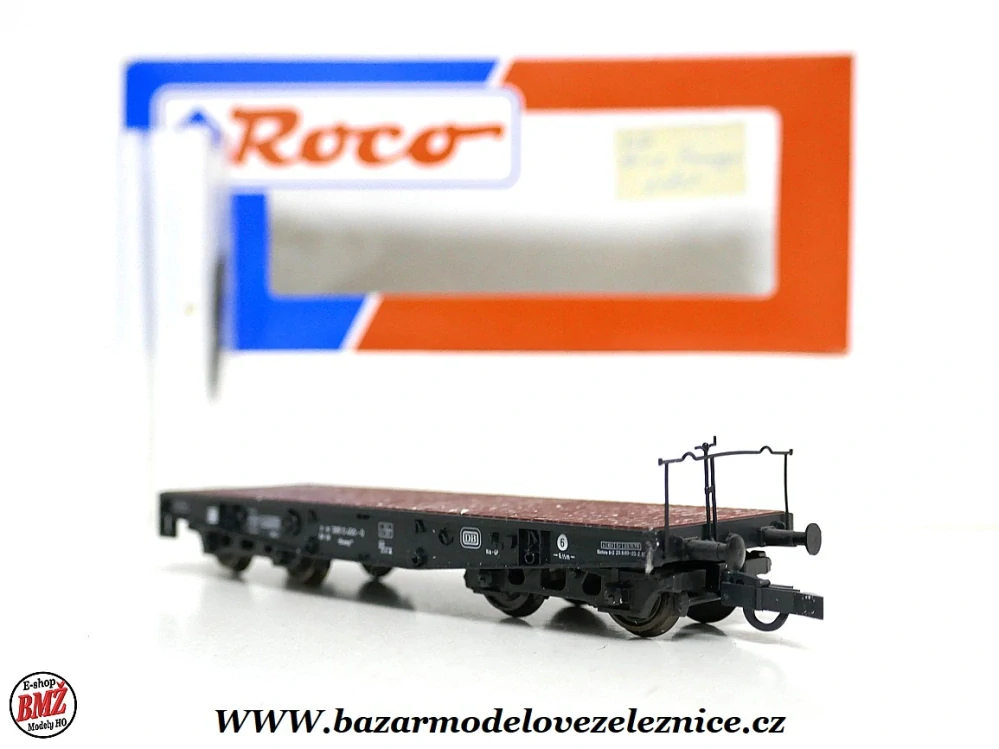 Roco - Plošinový vůz DB + klanice - HO
