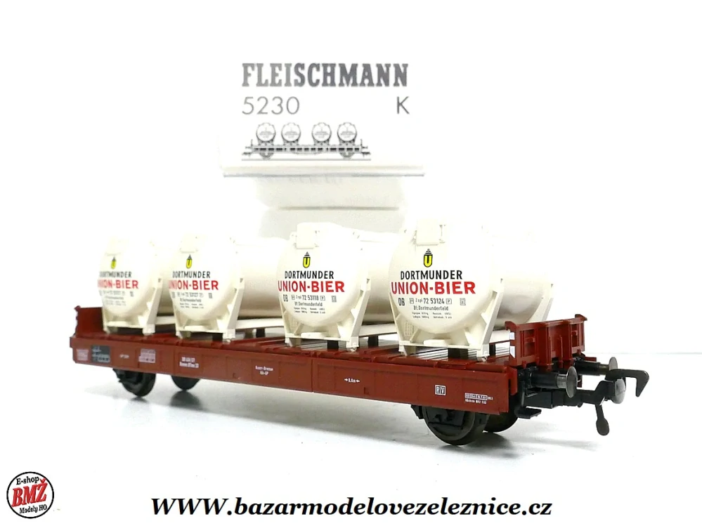 Fleischmann - Kontejnerový vůz DB UNION BIER - HO