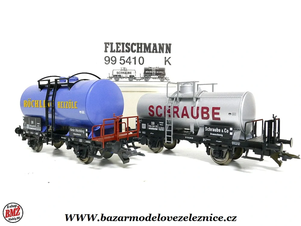 Fleischmann - Set 2 vozů cisternových vozů DB - HO