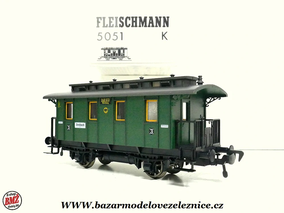 Fleischmann - Osobní vůz DRG 3 tř. - HO
