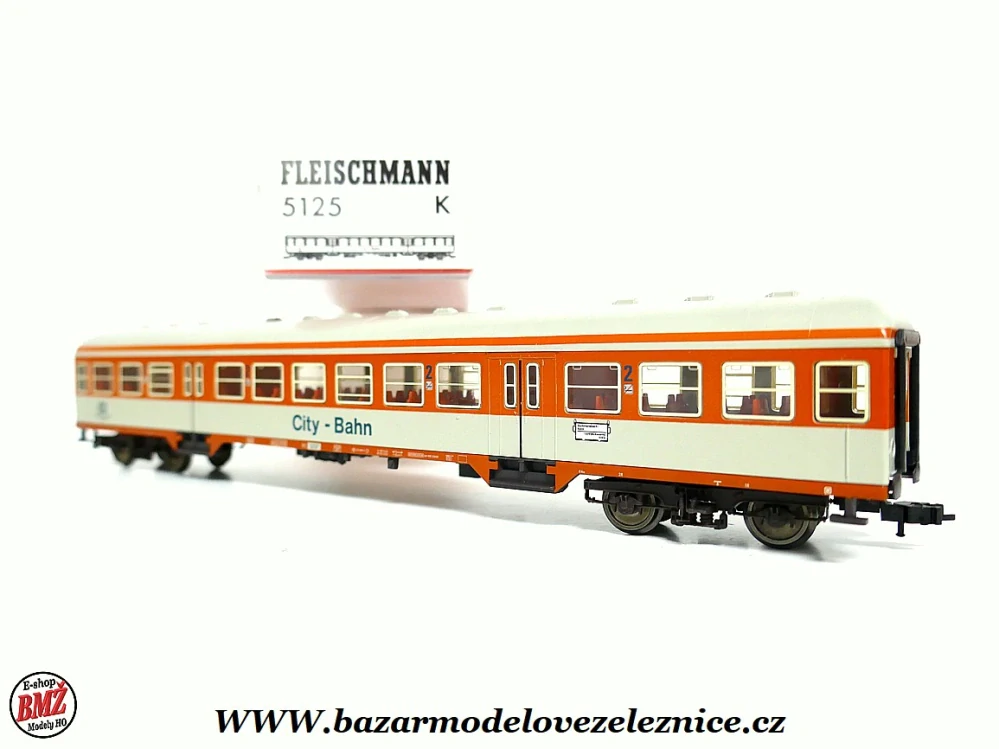 Fleischmann - Osobní vůz DB CITY BAHN 2 tř - HO