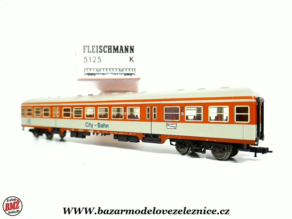 Fleischmann - Osobní vůz DB CITY BAHN 2 tř - HO