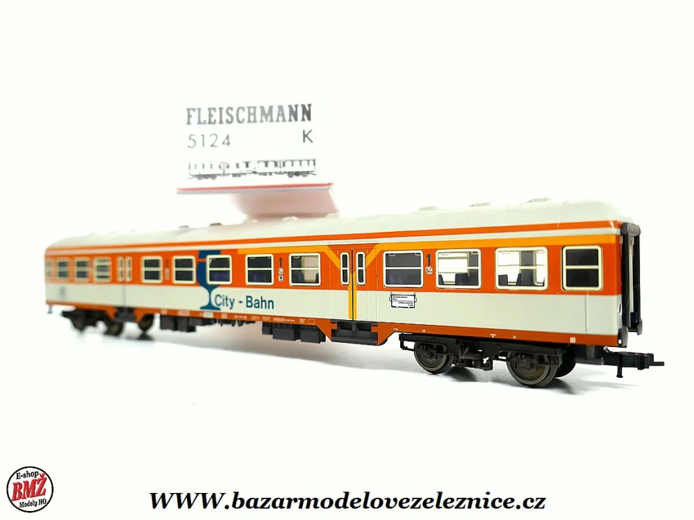 Fleischmann - Osobní vůz DB CITY BAHN 2 tř - HO