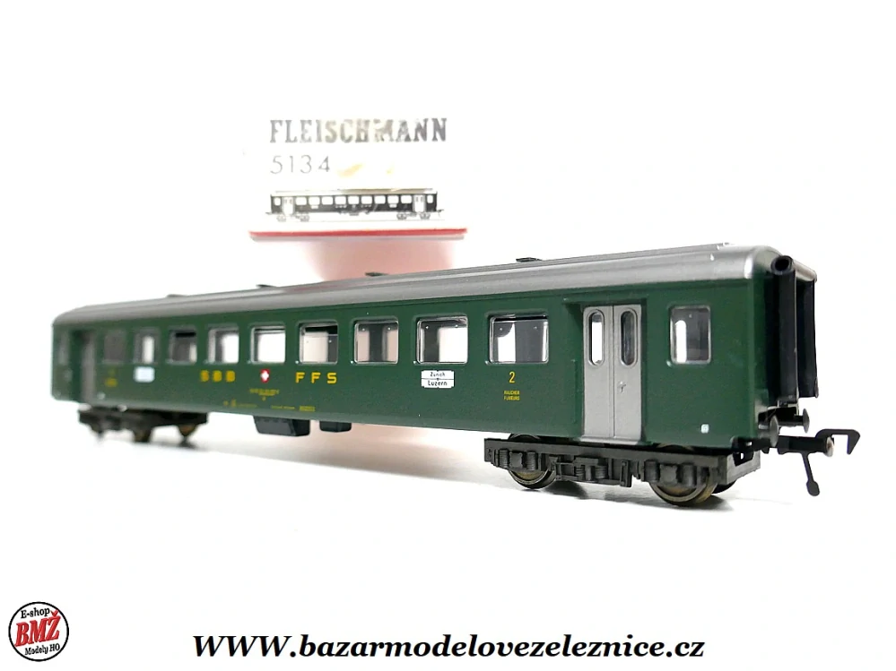 Fleischmann - Osobní vůz SBB 2 tř - HO