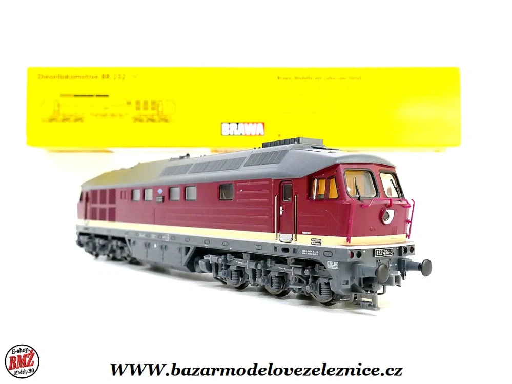 Brawa - DCC + ZVUK - Dieselová lokomotiva BR 132 454 DR - HO