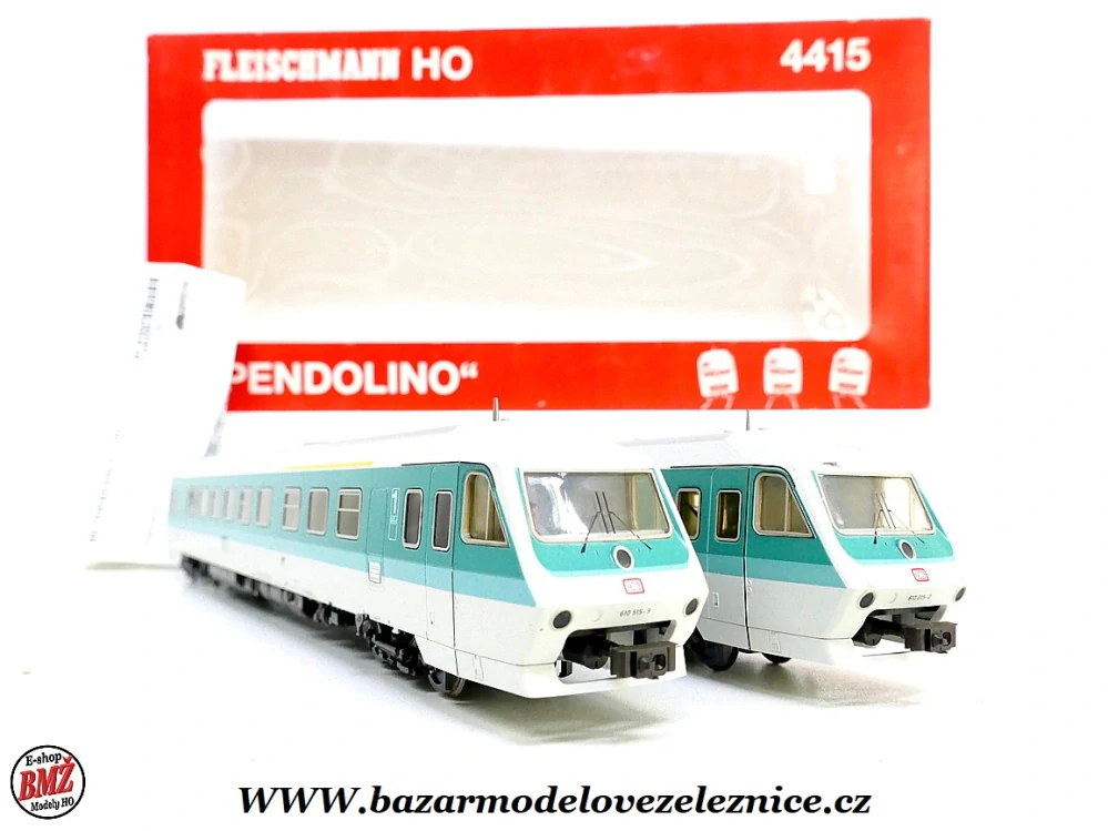 Fleischmann - DC - Dieselová souprava VT 610 Pendolino DB - HO