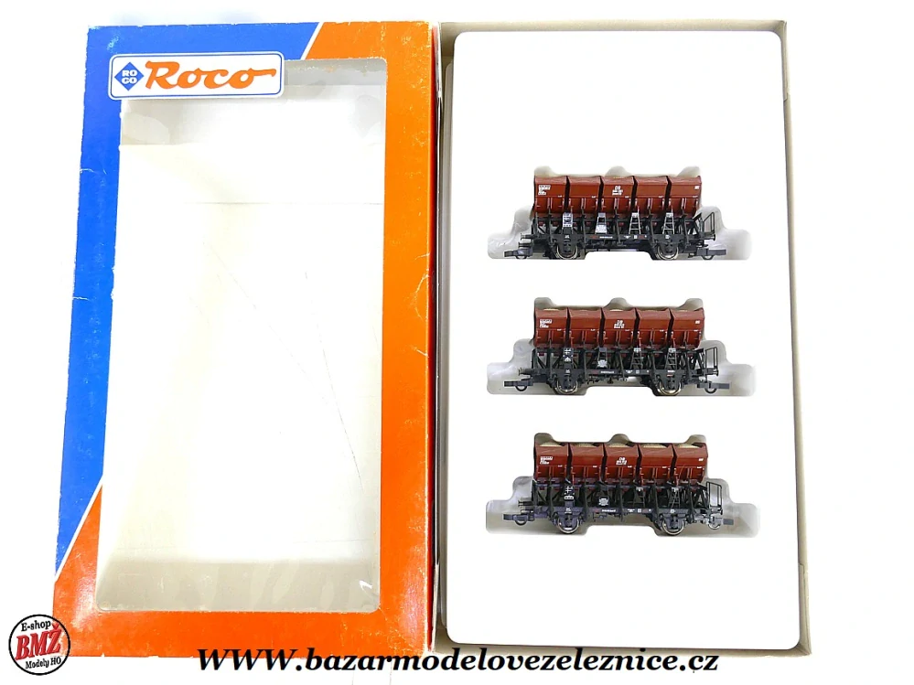 Roco - Set 3 výsypných vozů DB - HO