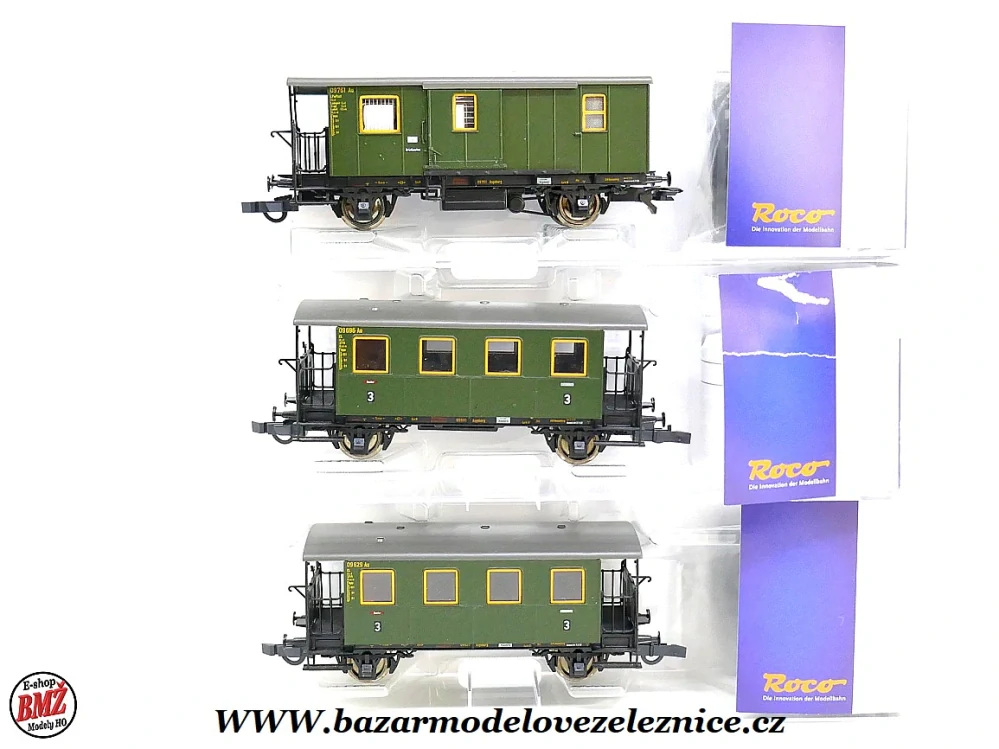 Roco - Set 3 osobních vozů DB - HO