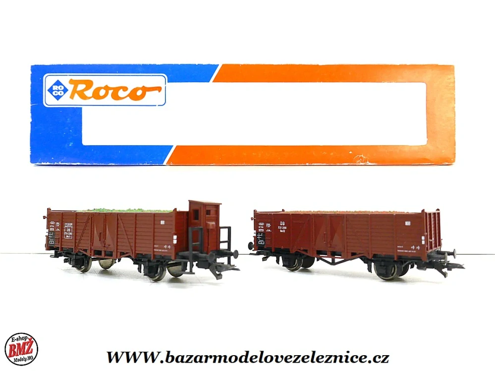 Roco - set 2 otevřených vozů DB - HO