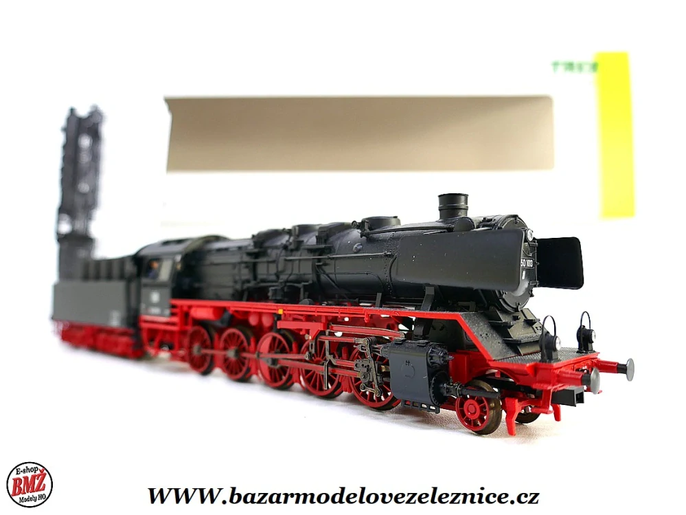 Trix - DCC + ZVUK + KOUŘ - Parní lokomotiva BR 50 1013 DB HO