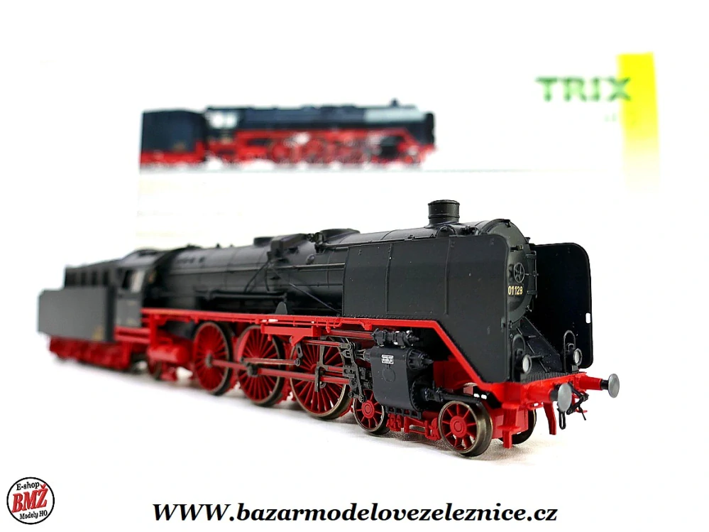 Trix - DCC + ZVUK + KOUŘ - Parní lokomotiva BR 01 128 DRG - HO