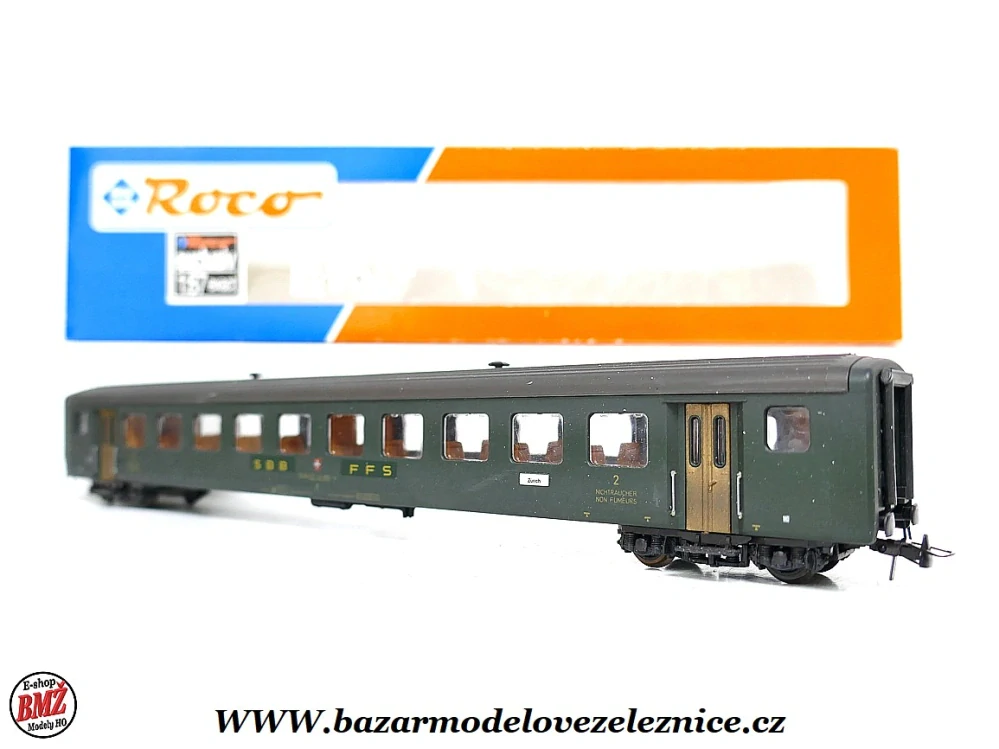 Roco Exklusiv - Osobní vůz SBB 2 tř.- HO