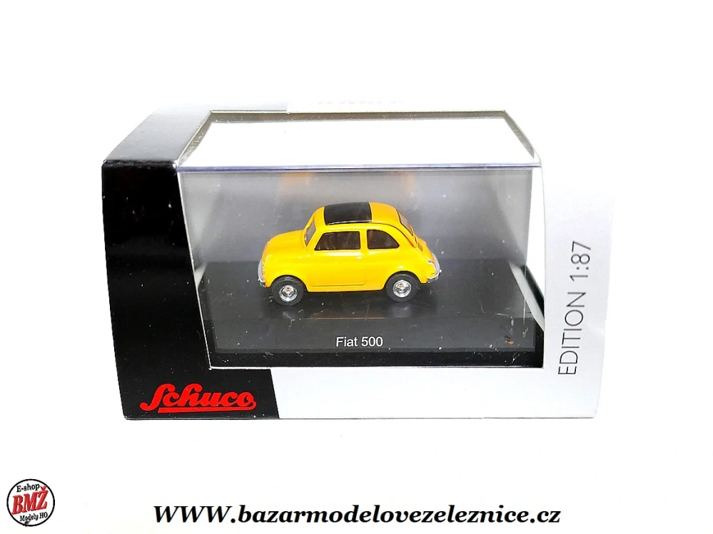 Schuco - Fiat 500 - kovový model - HO