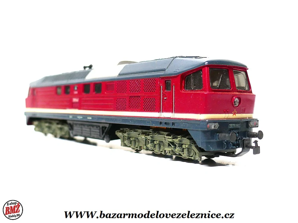 PIKO DDR - DC - Dieselová lokomotiva T 679 2002 ČSD- HO