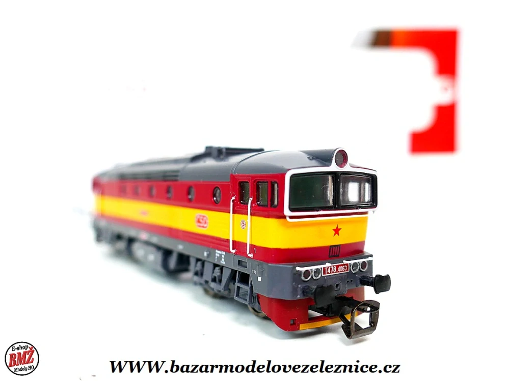 MTB - DCC - Dieselová lokomotiva T 478 4063 ČSD Brejlovec - TT
