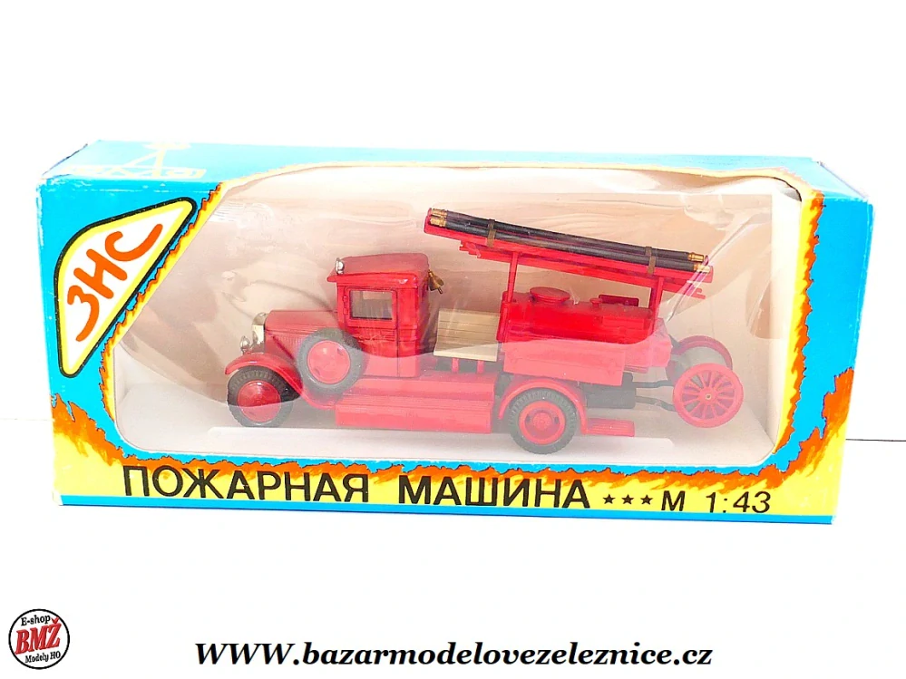 OMO CCCP - Hasičské auto kovové - 1/43
