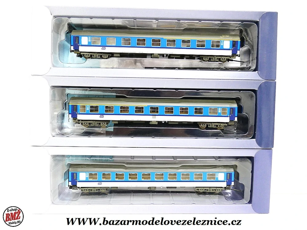 Tillig - Set 3 osobních vozů ČD - TT
