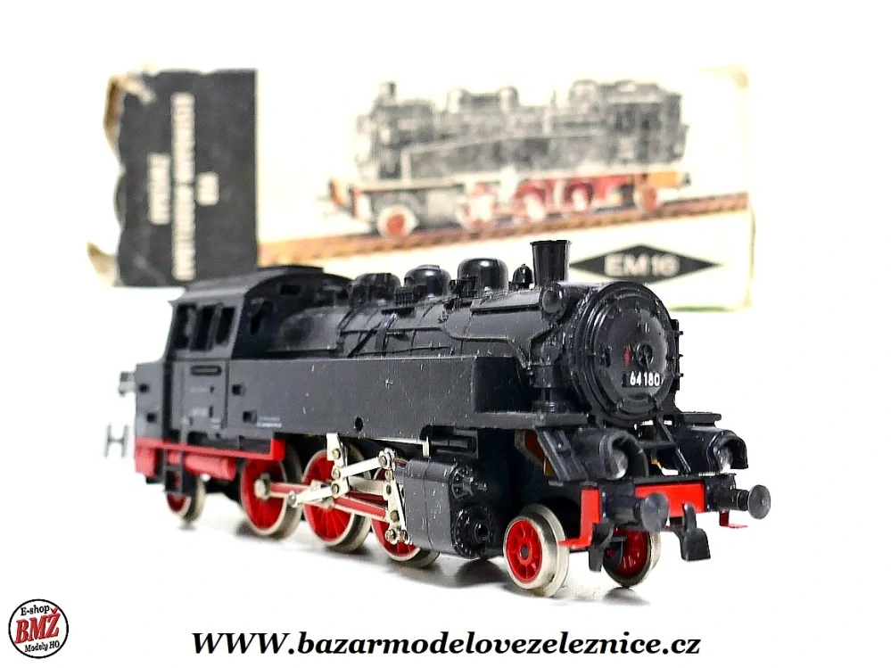 Piko DDR - DC - Parní lokomotiva BR 64 180 DR - HO