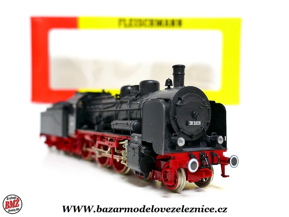 Fleischmann - DC - Parní lokomotiva BR 38 2609 DR - HO