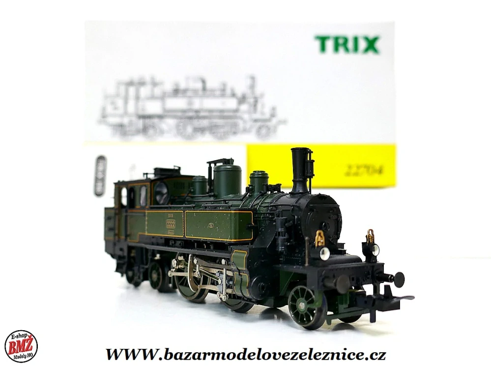 Trix - DSS - Parní lokomotiva D XII 2222 der K.Bay.Sts.B. - HO