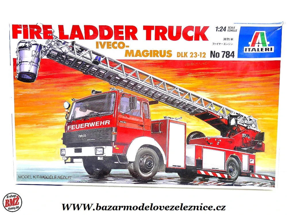 Italeri - Iveco - Magirus Hasiči - 1/24 stavebnice