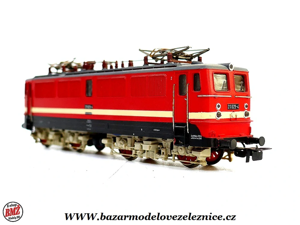 Piko DDR - DC - Elektrická lokomotiva E 211 029 DR - HO