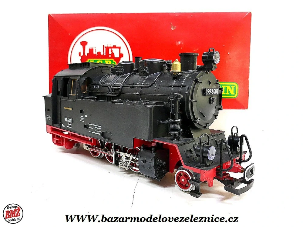 LGB - DC + KOUŘ - Parní lokomotiva BR 99 6001 DR - G