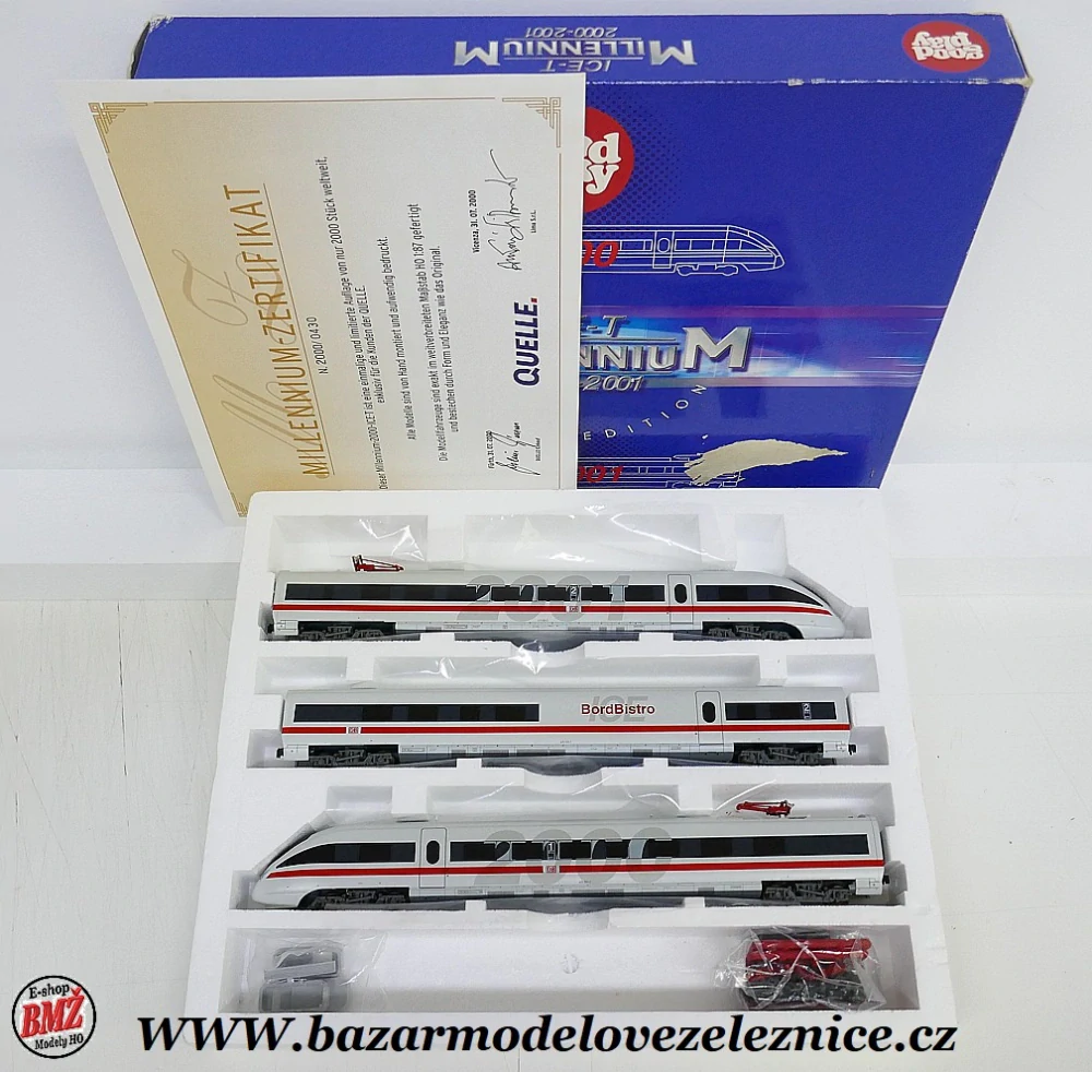 Lima - DC - Elektrická souprava ICE T Millenium 2000 - 2001 DB 3 dílná - HO