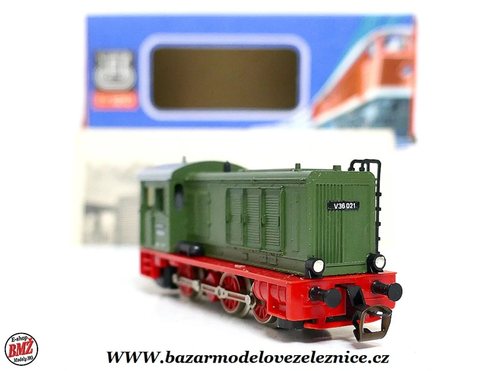 BTTB - Dieselová lokomotiva V 36 021 DR - TT