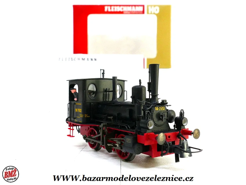 Fleischmann - DCC + ZVUK - Parní lokomotiva BR 98.7512 DRG - HO
