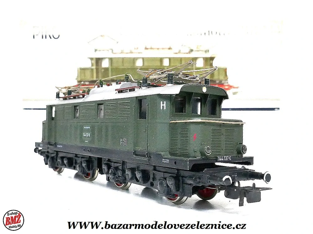PIKO DDR - DC - Elektrická lokomotiva BR 144 137 DR -HO