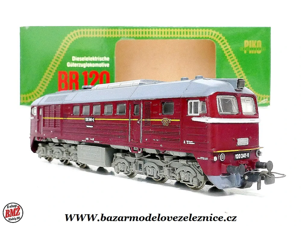 Piko DDR - DC - Dieselová lokomotiva BR 120 245 DR - HO