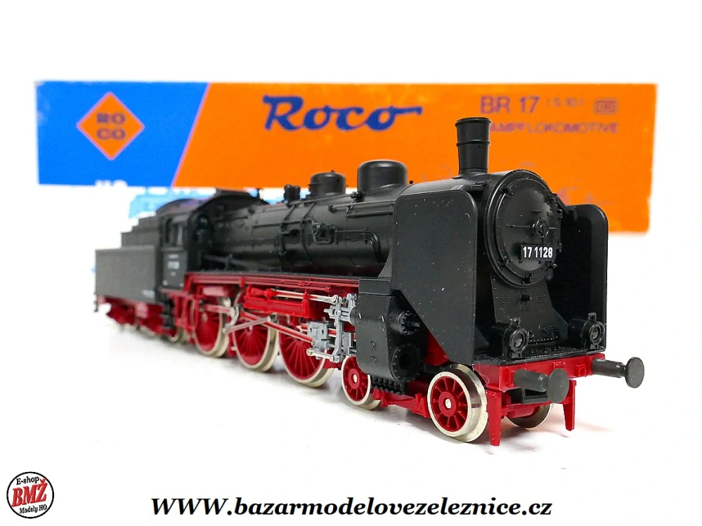 Roco - DC - Parní lokomotiva BR 17 1128 DR - HO