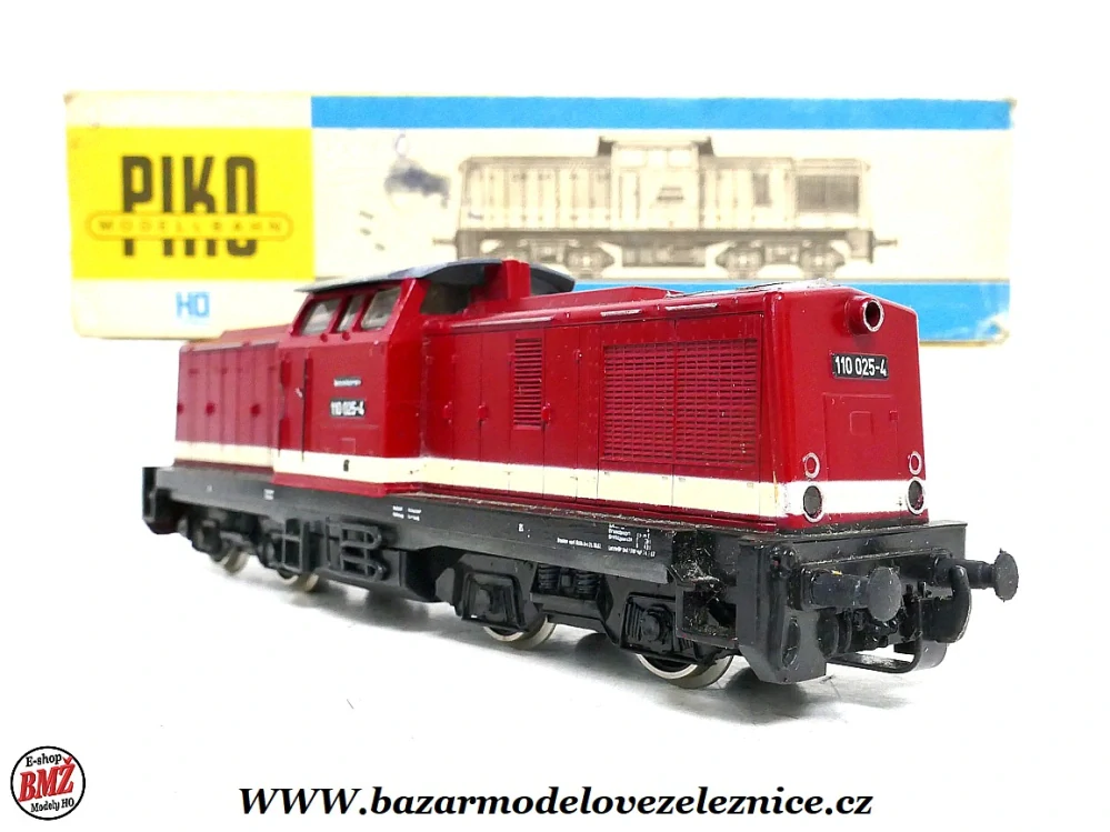 PIKO DDR - DC - Dieselová lokomotiva BR 110 025 DR - HO