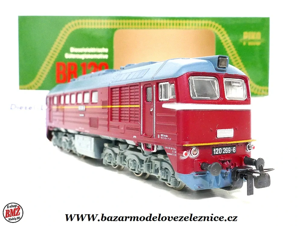 Piko DDR - DC - Dieselová lokomotiva BR 120 245 DR - HO