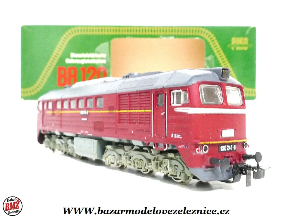Piko DDR - DC - Dieselová lokomotiva BR 120 245 DR - HO