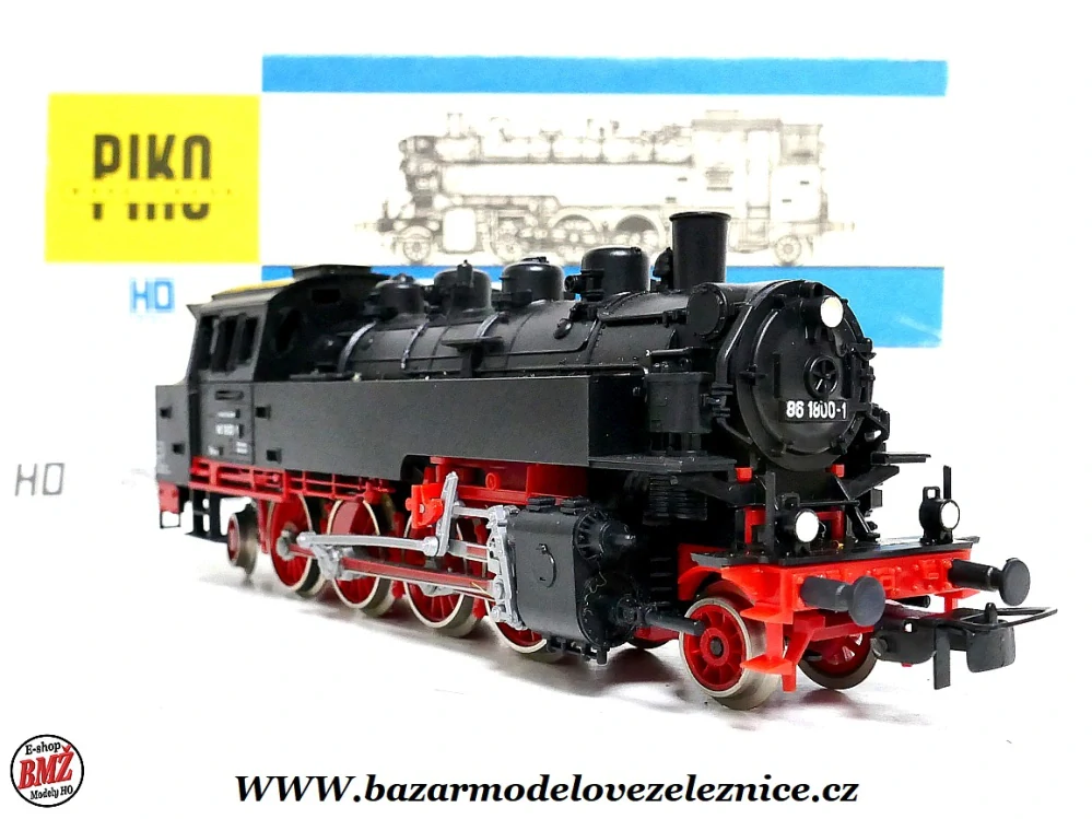Piko DDR - DC - Parní lokomotiva BR 86 1800 DR - HO