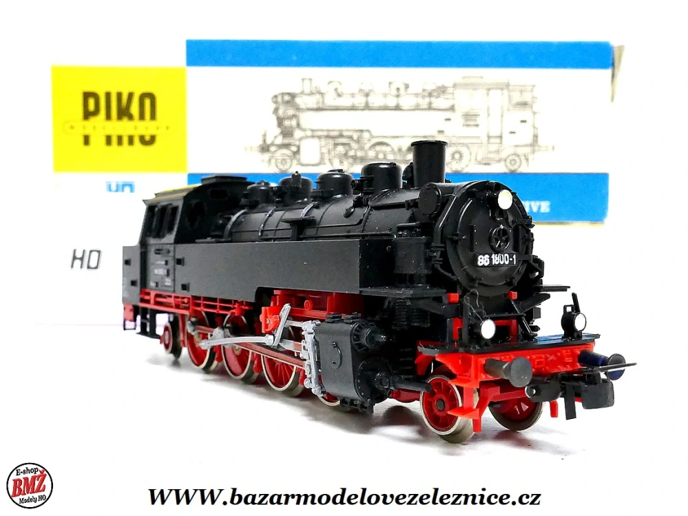 Piko DDR - DC - Parní lokomotiva BR 86 1800 DR - HO