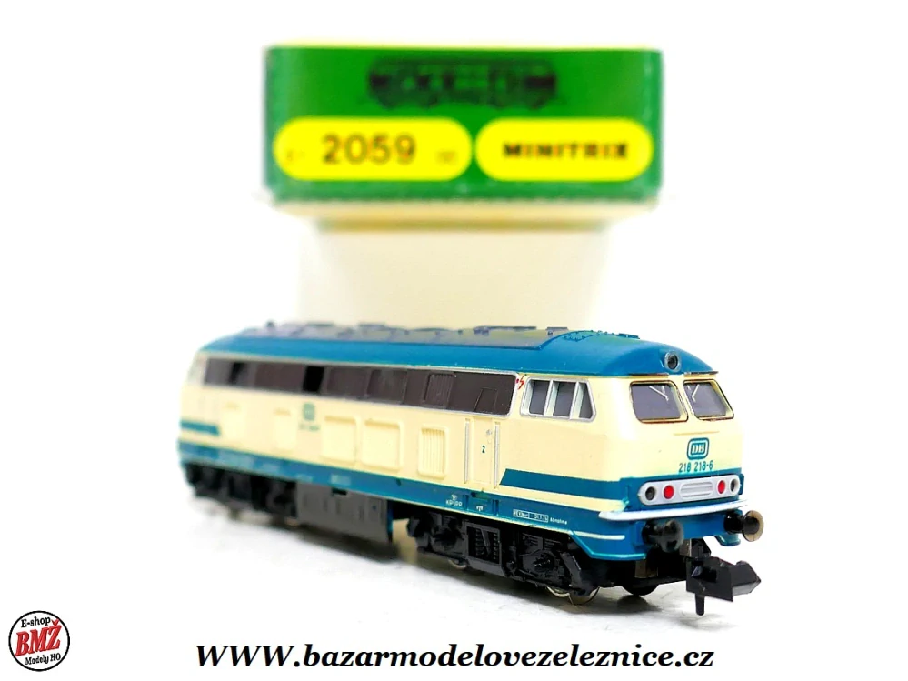 Minitrix - DC - Dieselová lokomotiva BR 218 218 DB - N