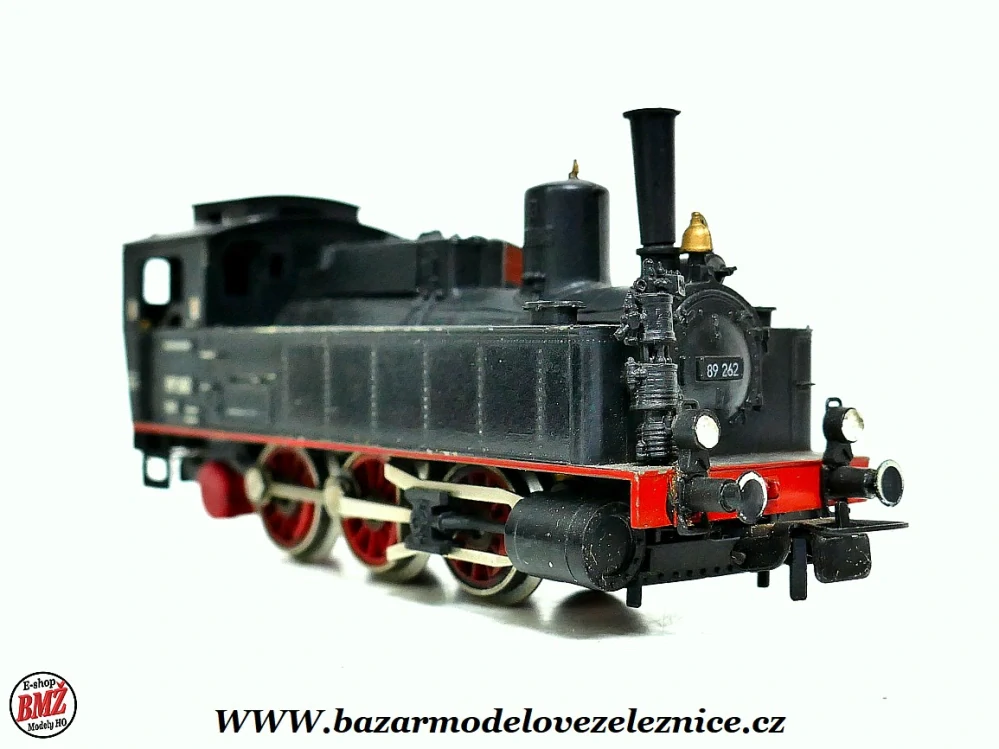 Piko DDR - DC - Parní lokomotiva BR 89 262 DR - HO