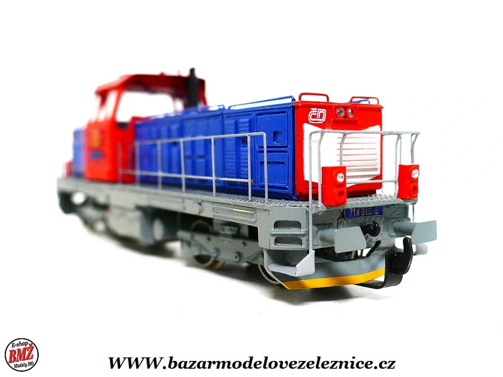 Maloserie - DC - Dieselová lokomotiva 714 010 ČD - HO