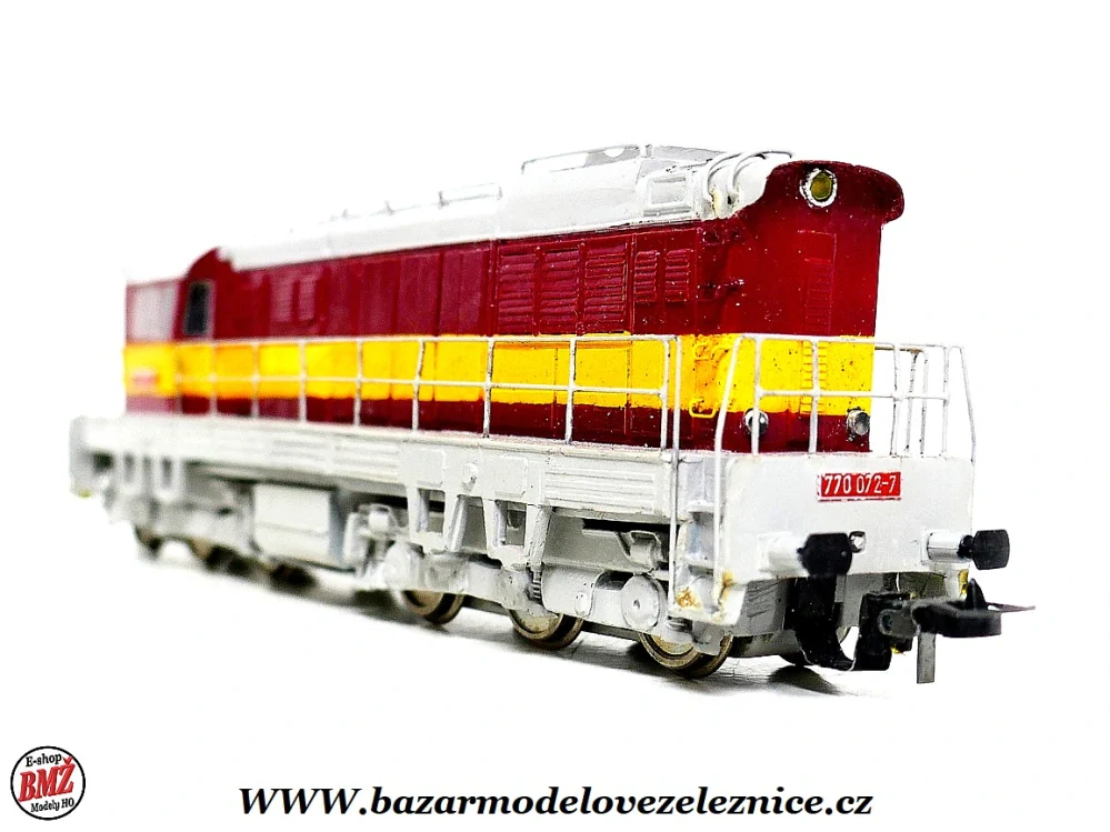 Maloserie - DC - Dieselová lokomotiva 770 072 ČSD - HO