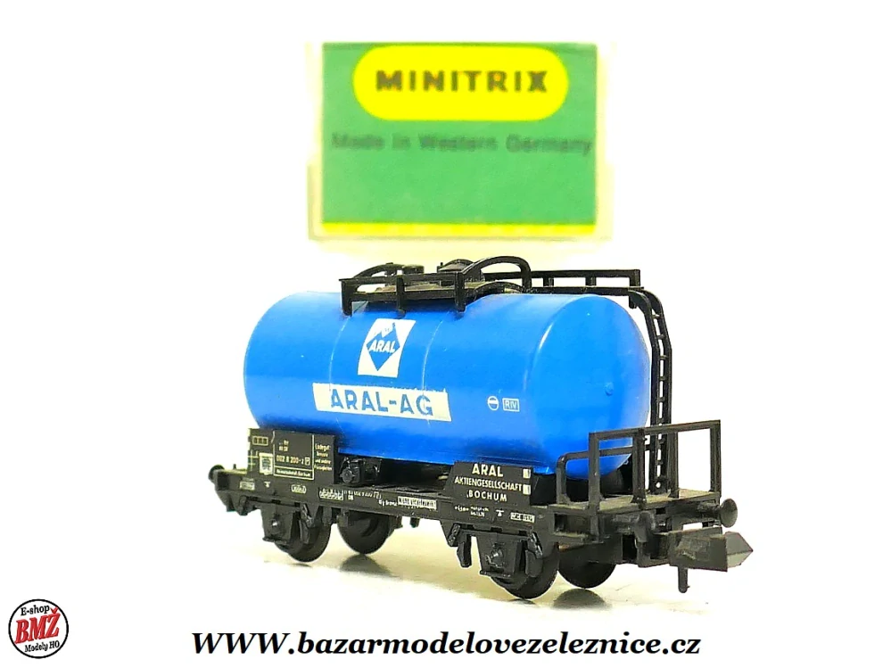 Minitrix - Cisternový vůz DB Aral - N