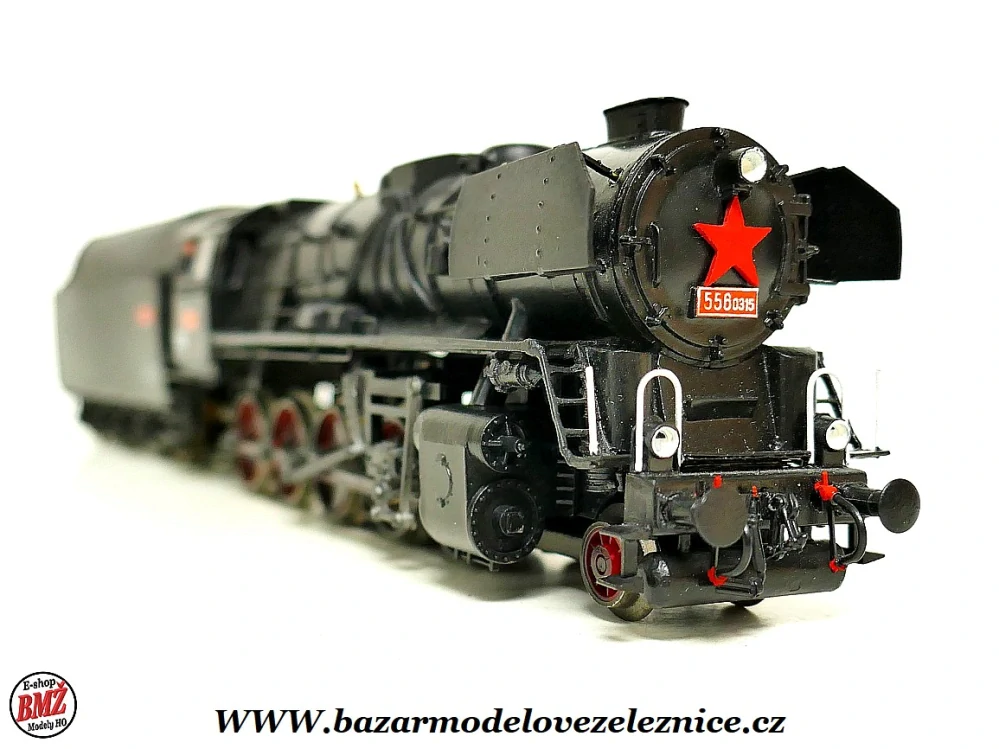 Piko DDR Předělávka - Parní lokomotiva 556 0315 ČSD - HO