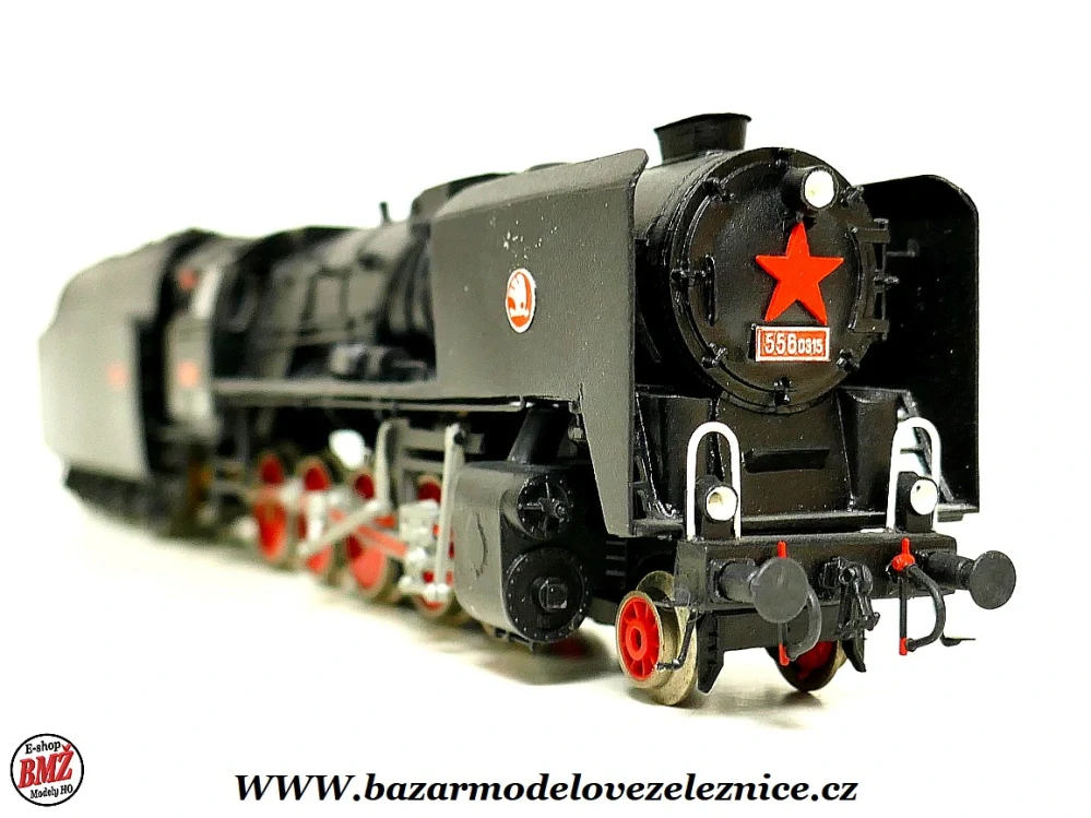 Piko DDR Předělávka - Parní lokomotiva 556 0315 ČSD - HO
