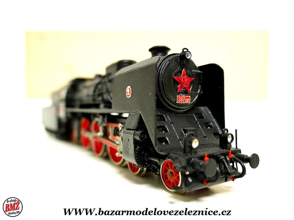 Piko DDR - Předěláka - DC - Parní lokomotiva 387 012 ČSD Mikádo - HO