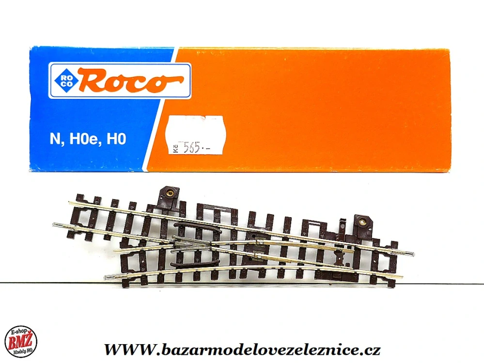 Roco - Fleischmann - H0e - Výhybka, levá 134 mm, R493 - N
