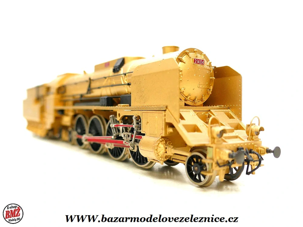 Rarita - Liliput - DC - Parní lokomotiva BR 214 04 GOLD bez motoru - HO
