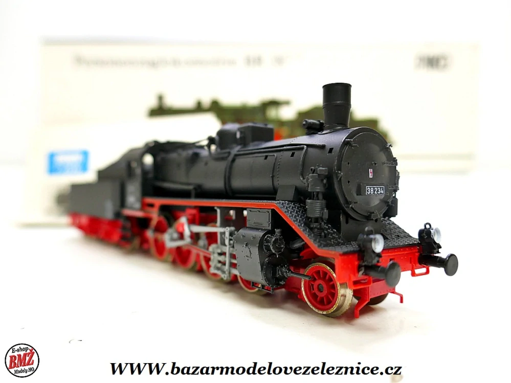 Piko DDR - DC - Parní lokomotiva BR 38 234 DR - HO